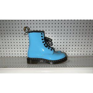 Dr. Martens 1460 Womens Lace Up Combat Boots Size US 5 EU 36 Turquoise Blue